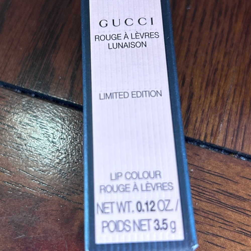 Gucci Rouge à Lèvres Lunaison Lipstick505 Janet RustLimitedEditionGoldShimmerNIB - Picture 8 of 9